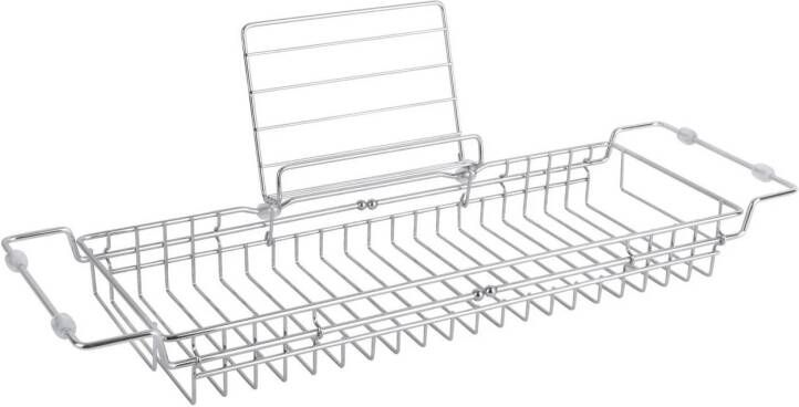 Hoyz Present Time badrek Caddy 86 x 18 cm staal chroom