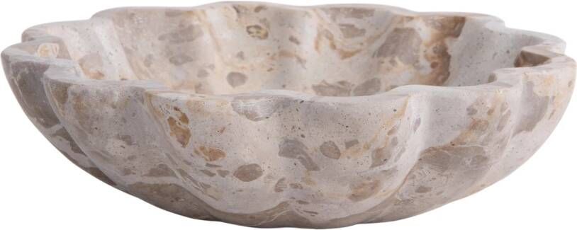 Present Time Schaal Flower Bruin 20x20x5cm Modern - Foto 2