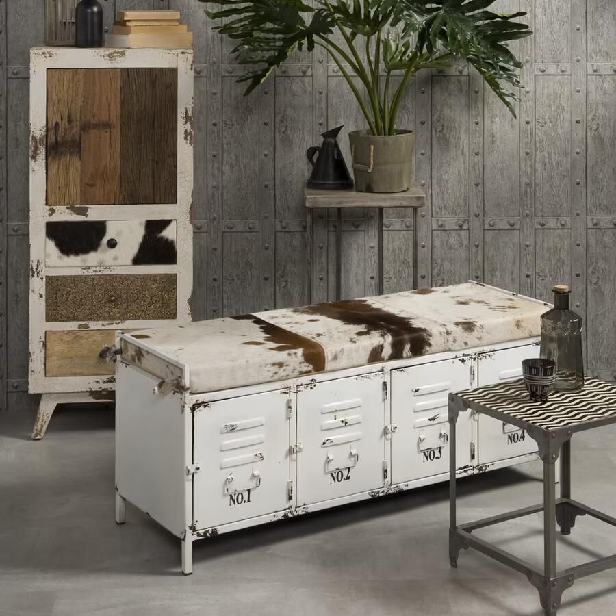 RENEW Halbankje Giannelli 120cm Meerkleurig