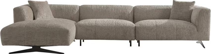 Richmond Interiors Richmond 3-zits Loungebank Hoxton Links Chenille Beige