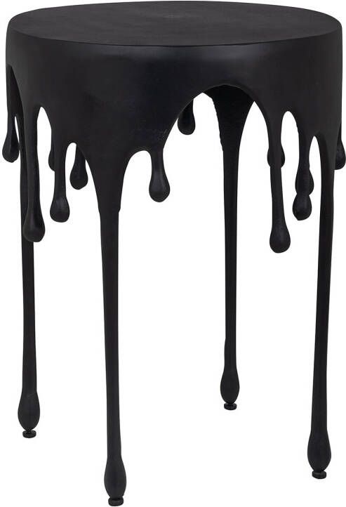Richmond Interiors Richmond Bijzettafel Laila 43cm Zwart Rond