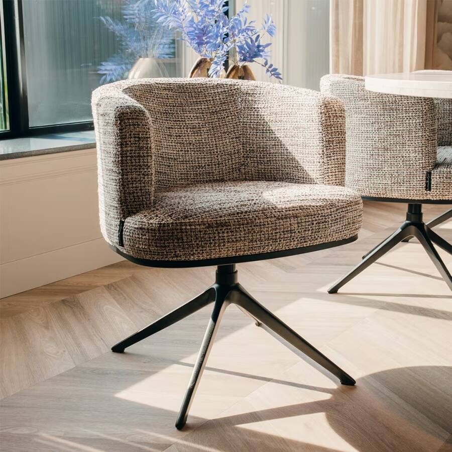 Richmond Interiors Richmond Draaibare Eetkamerstoel Cheyenne Nature