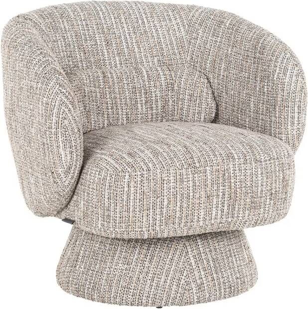 Richmond Interiors Richmond Draaifauteuil Cavallo Geweven stof Beige