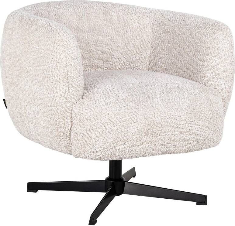 Richmond Interiors Richmond Draaifauteuil Estelle Chenille Crème