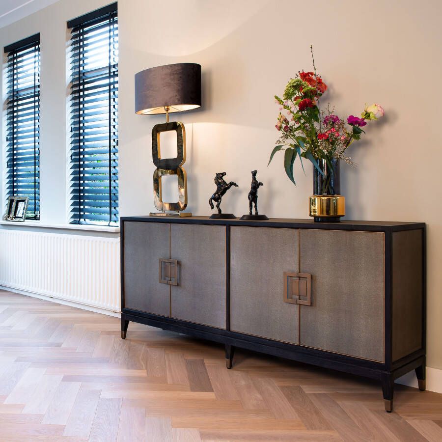 Richmond Interiors Richmond Dressoir Bloomingville Eikenhout 193cm Goud