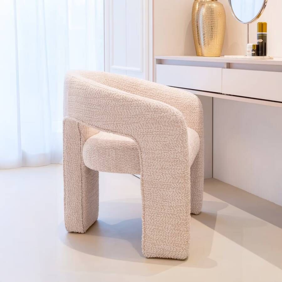 Richmond Interiors | Stoel Belle lovely cream | Zitmeubels eetkamer | Armstoel