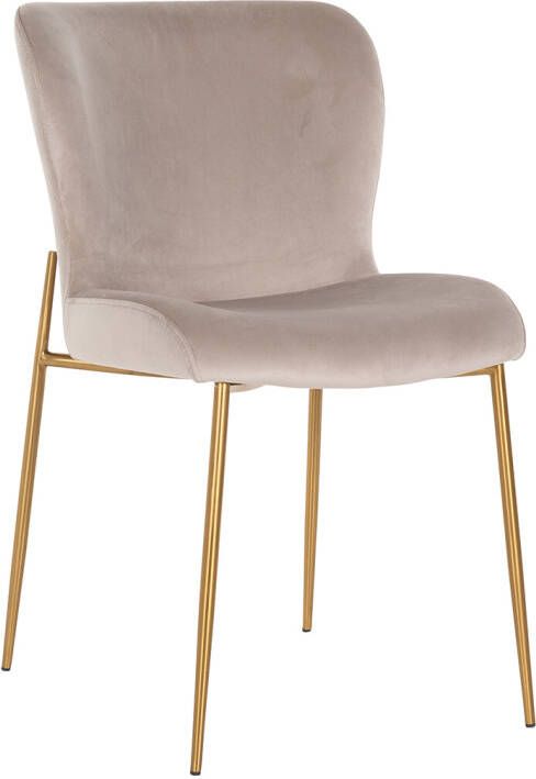 Richmond Interiors Richmond Eetkamerstoel Odessa Velvet Khaki