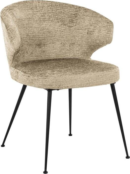 Richmond Interiors Richmond Eetkamerstoel Xandra Chenille Desert