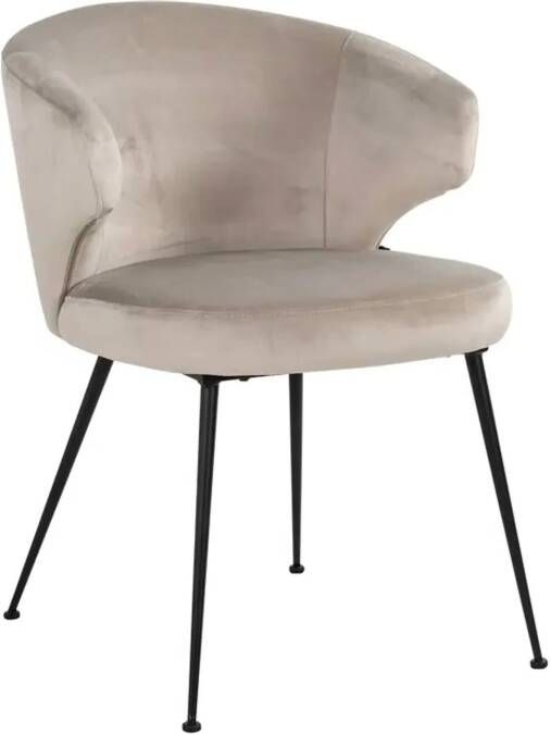 Richmond Interiors Richmond Eetkamerstoel Xandra Velvet Khaki