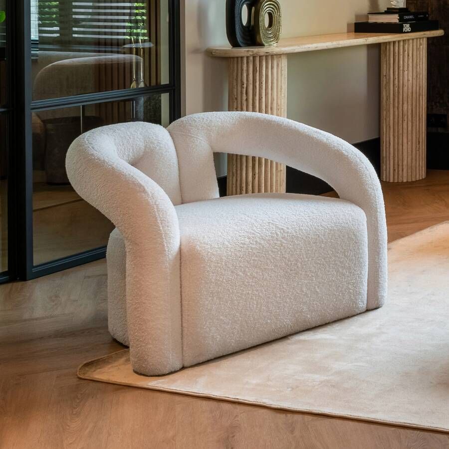 Richmond Interiors Richmond Fauteuil Dana Furry Wit