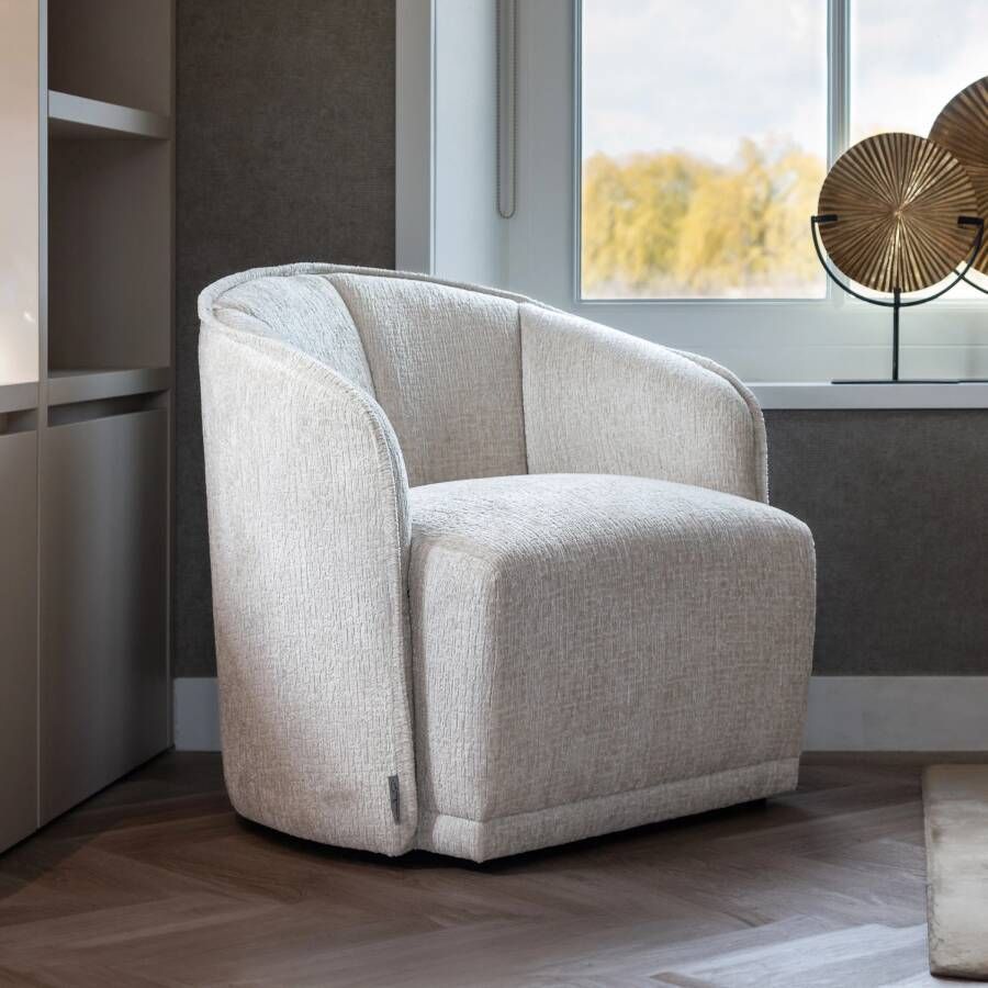 Richmond Interiors Richmond Fauteuil Maryse Chenille Crème