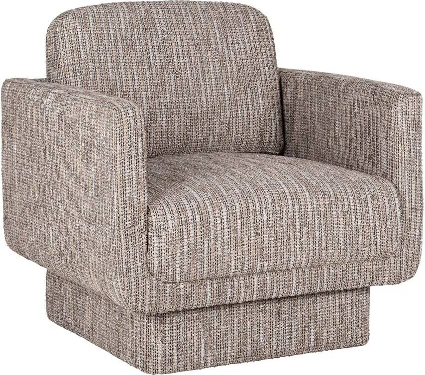 Richmond Interiors Richmond Fauteuil Ragnar Geweven stof Beige