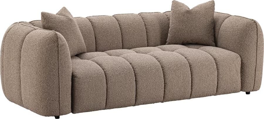 Richmond Interiors Richmond 3-zits Bank Hogan 226cm Bouclé Mocca