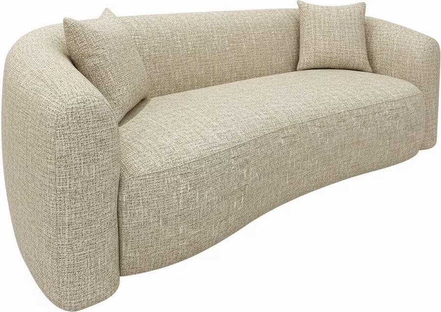 Richmond Interiors Richmond Bank Luxandra 229cm Tweed stof Sand