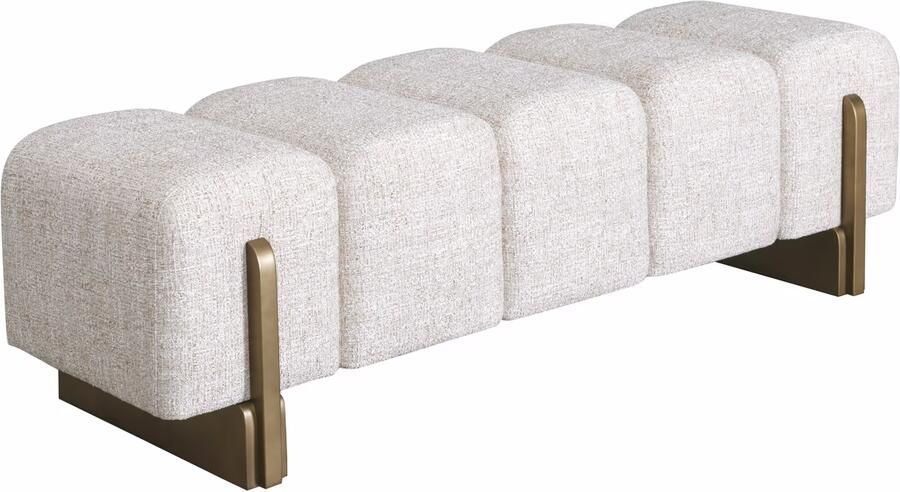 Richmond Interiors Richmond Bankje Caleo 152cm Tweed Crème
