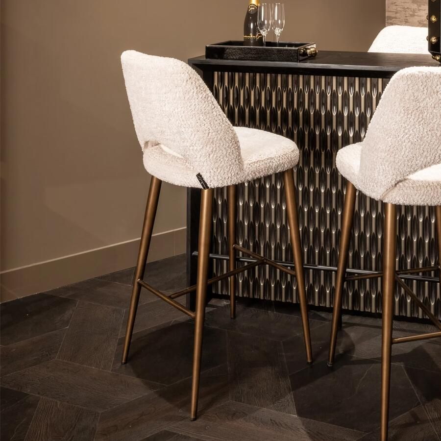 Richmond Interiors | Barstoel Delphine lovely cream | Eetkamer meubels | Barstoel