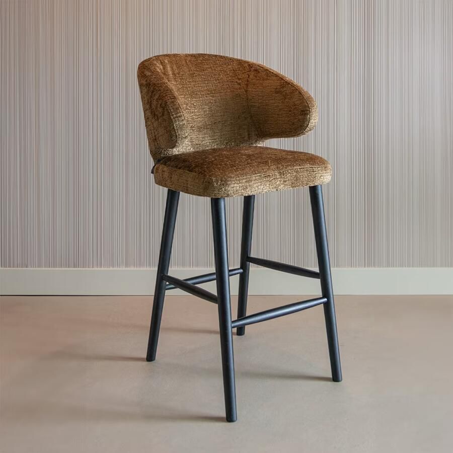 Richmond Interiors | Barstoel Indigo gold triangle | Eetkamer meubels | Barstoel