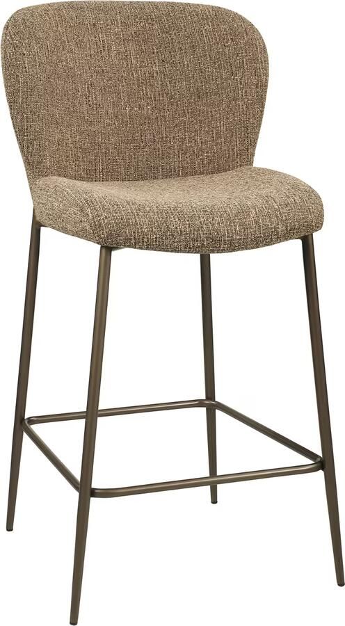 Richmond Interiors Richmond Barstoel Odarby Tweed Brown (zithoogte 67cm)