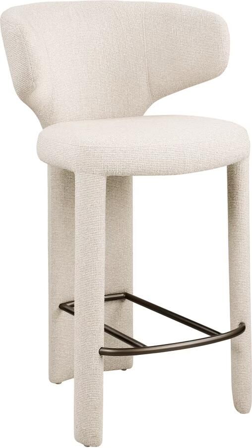 Richmond Interiors Richmond Barstoel Viola Bouclé Biscotti (zithoogte 68cm)