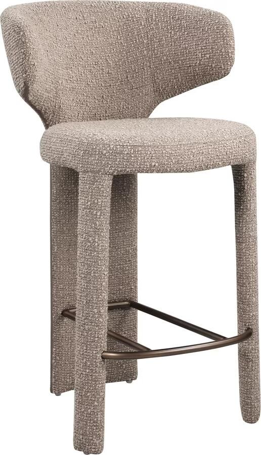 Richmond Interiors Richmond Barstoel Viola Chunky Mocca (zithoogte 68cm)