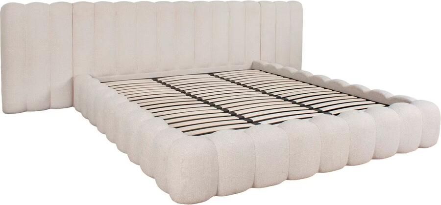 Richmond Interiors Richmond Bed Cupidon Met uitklapbare bedbodem 180 x 210cm Crème