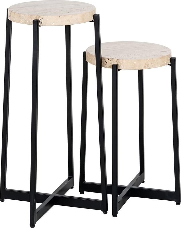 Richmond Interiors | Bijzettafel Dillinger set of 2 | Woonkamertafels | BijzettafelBijzettafelset