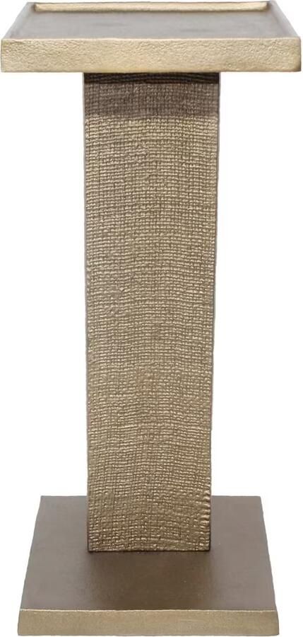 Richmond Interiors Richmond Bijzettafel Foley Brass Antique 25 x 25cm Goud