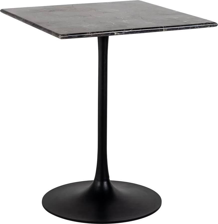 Richmond Interiors | Bistrottafel Carlten zwart vierkant | Woonkamertafels | Bijzettafel