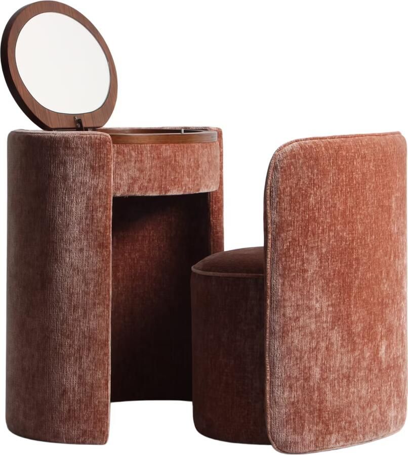 Richmond Interiors Richmond Bureau Roxenne Met stoel Chenille Blossom Rond
