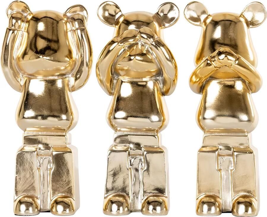 Richmond Interiors | Deco object Berna set van 3 | Woonaccessoires | Beeld