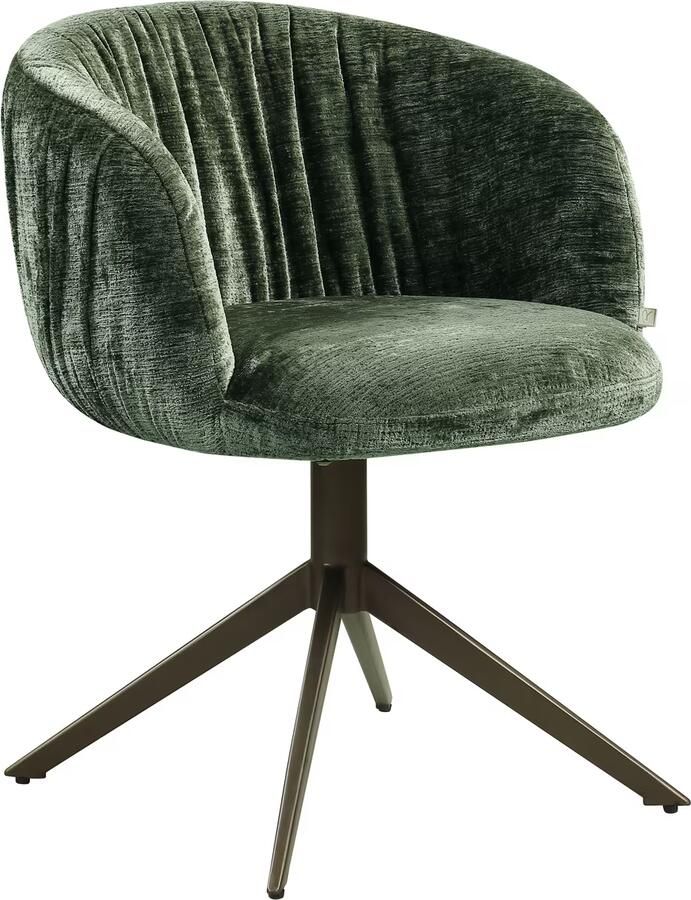 Richmond Interiors Richmond Draaibare Eetkamerstoel Cassi Chenille Sage