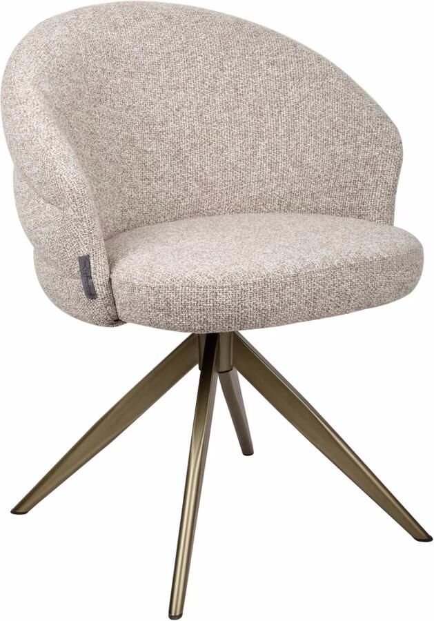 Richmond Interiors Richmond Draaibare Eetkamerstoel Zendaya Cayenne Brown