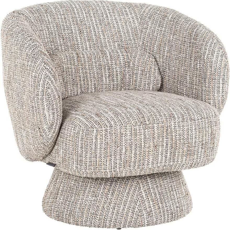 Richmond Interiors | Draaifauteuil Cavallo beige coco | Zitmeubels woonkamer | Draaifauteuil