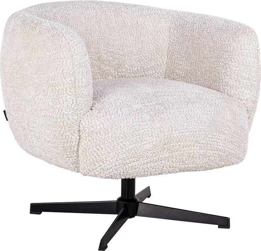 Richmond Interiors Richmond Draaifauteuil Estelle Chenille Crème