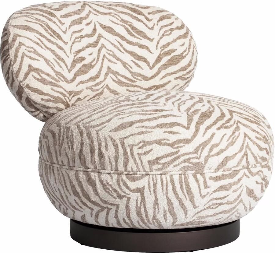 Richmond Interiors Richmond Draaifauteuil Jace Tiger Beige