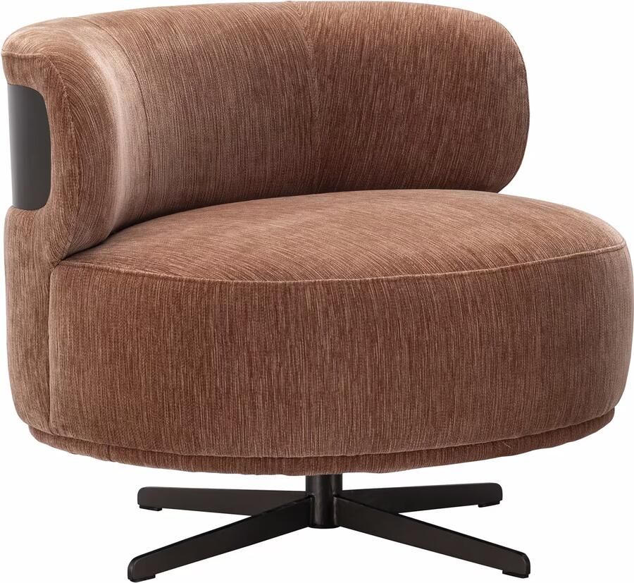 Richmond Interiors Richmond Draaifauteuil Lauren Be Straight Mocha Mousse