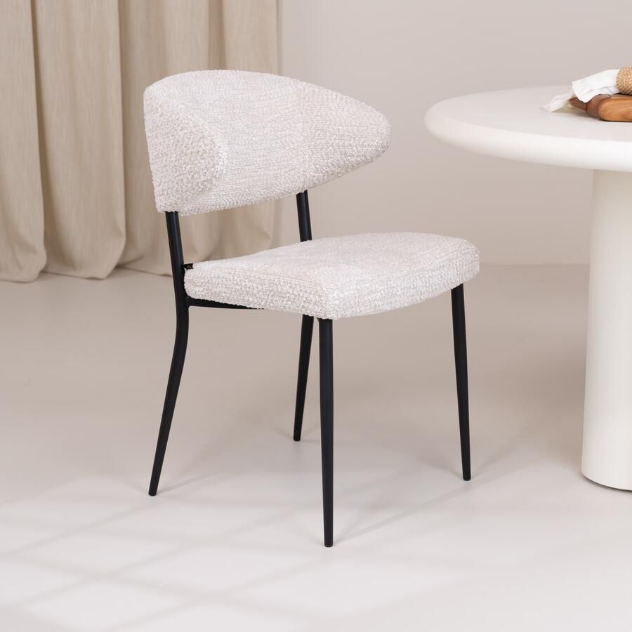 Richmond Interiors | Stoel Bea Lovely Cream | Eetkamerstoelen | Eetkamerstoel