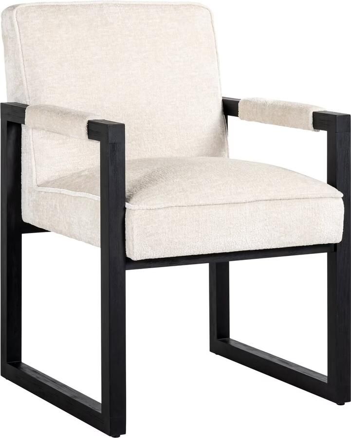 Richmond Interiors Richmond Eetkamerstoel Beck Chenille Wit
