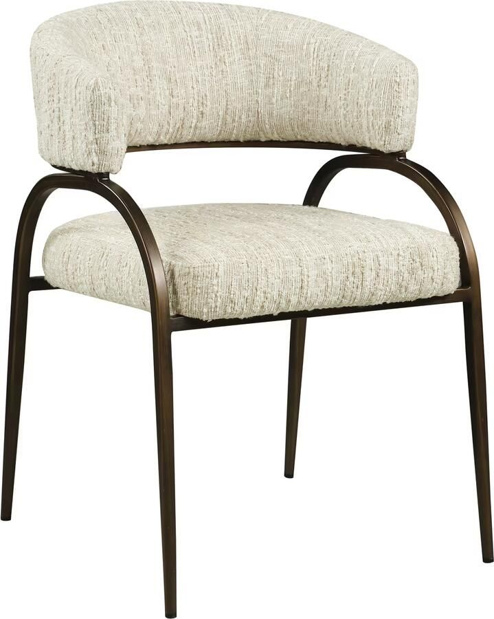 Richmond Interiors Richmond Eetkamerstoel Charda Angora Beige