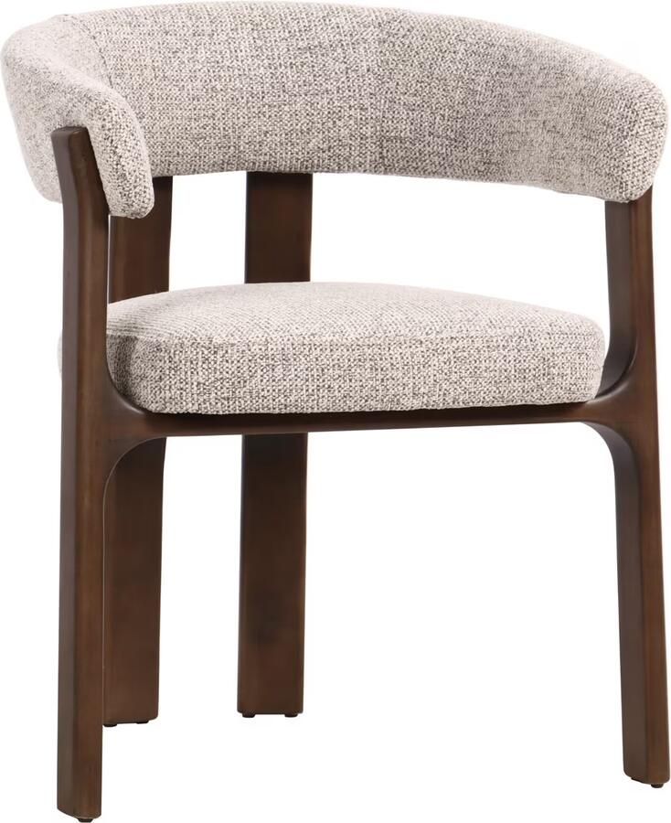 Richmond Interiors Richmond Eetkamerstoel Contigo Geweven stof Mocca