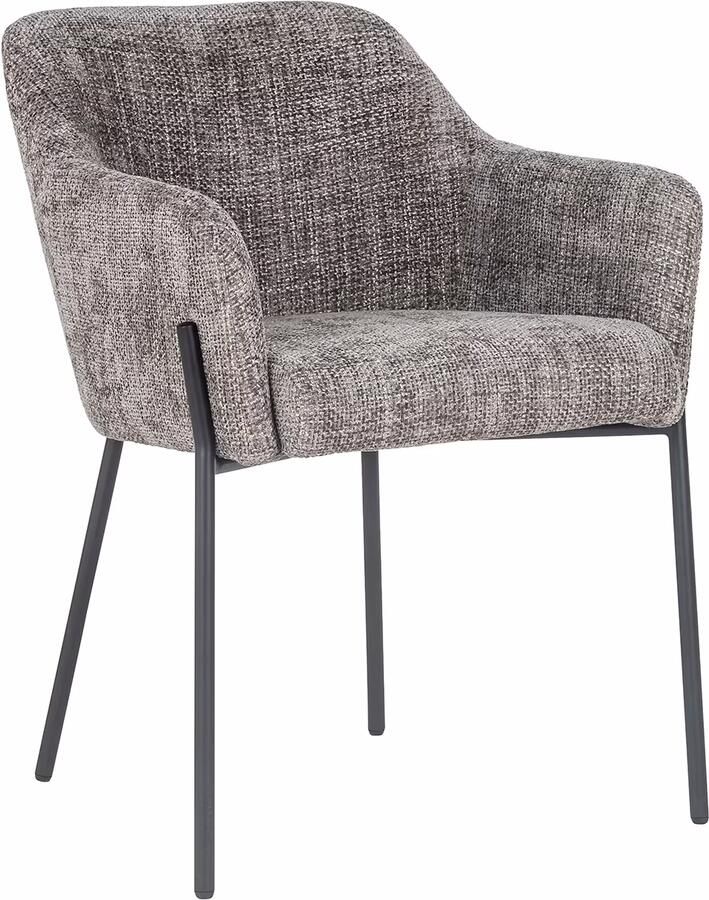 Richmond Interiors Richmond Eetkamerstoel Fay Chenille Wood