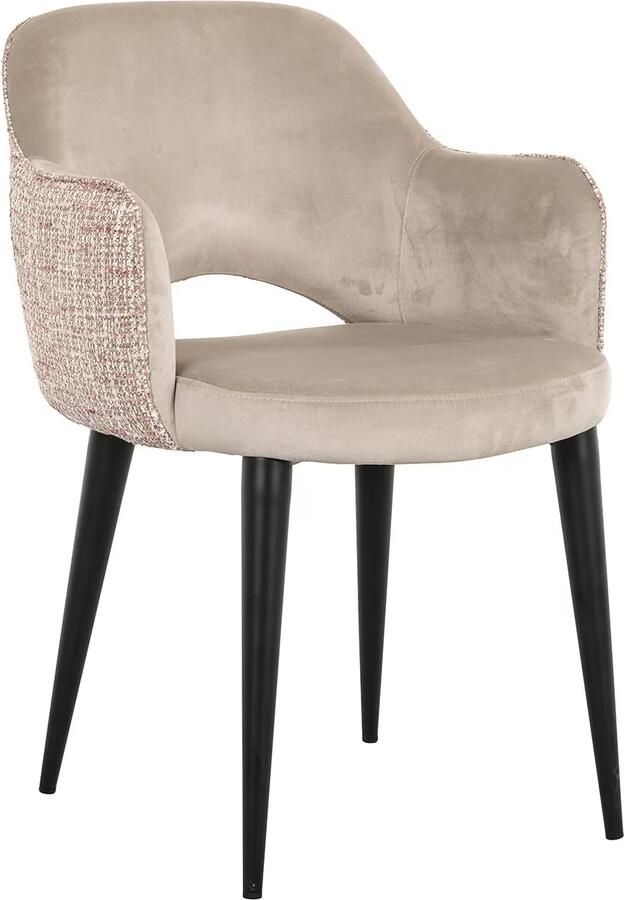 Richmond Interiors | Stoel Giovanna trendy rose quartz khaki | Eetkamerstoelen | Eetkamerstoel