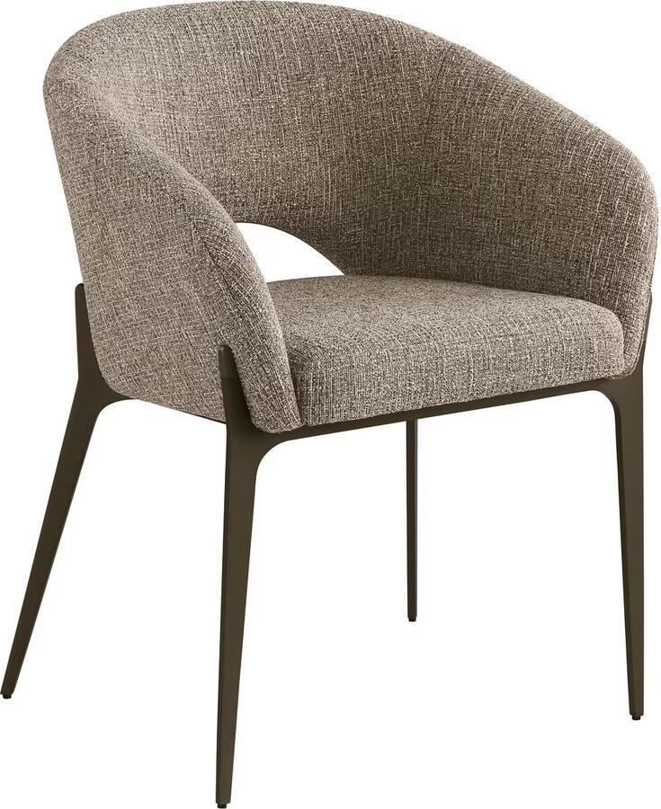 Richmond Interiors Richmond Eetkamerstoel Kenzi Tweed Bruin