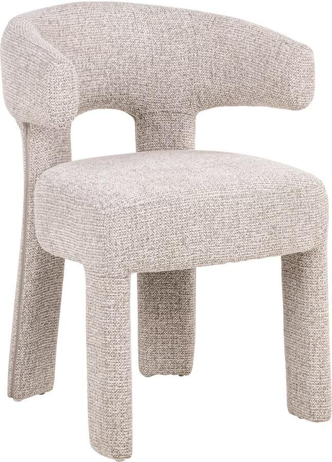 Richmond Interiors Richmond Eetkamerstoel Nerio Geweven stof Naturel