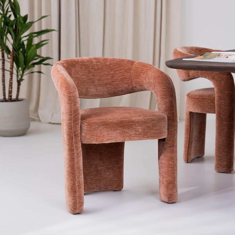 Richmond Interiors Richmond Eetkamerstoel Soho Be Straight stof Mocha Mousse