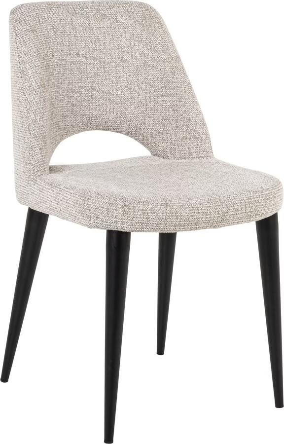 Richmond Interiors Richmond Eetkamerstoel Tabitha Geweven stof Naturel