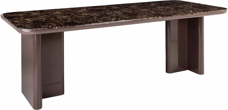 Richmond Interiors Richmond Eettafel Almundi Keramiek 230 x 100cm Chocolat brown
