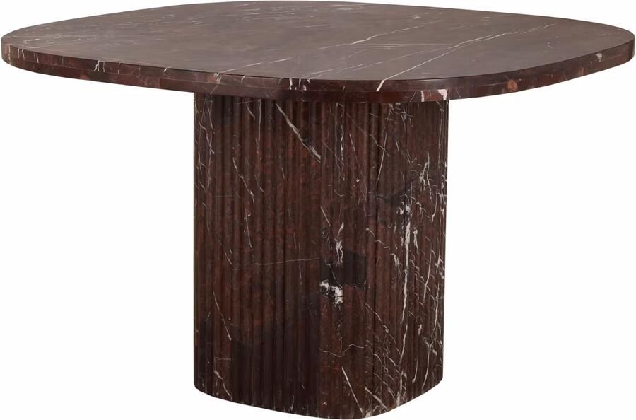 Richmond Interiors Richmond Eettafel Orchid Marmer 120cm Burgundy