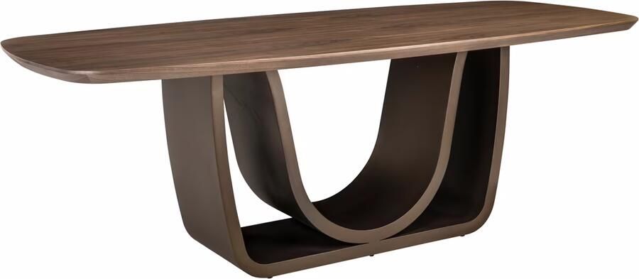 Richmond Interiors Richmond Eettafel Windsor Walnoot en Brass 230 x 100cm