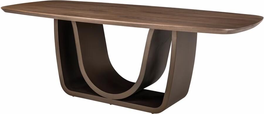 Richmond Interiors Richmond Eettafel Windsor Walnoot en Brass 230 x 100cm